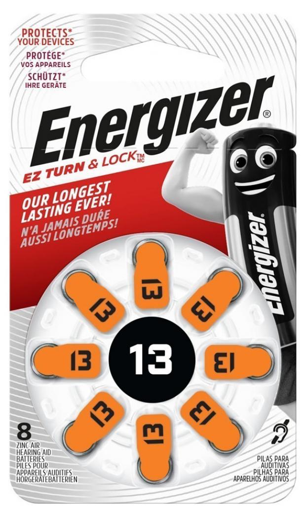 Батарейка Energizer Zinc Air ZA13 8 шт 455₽