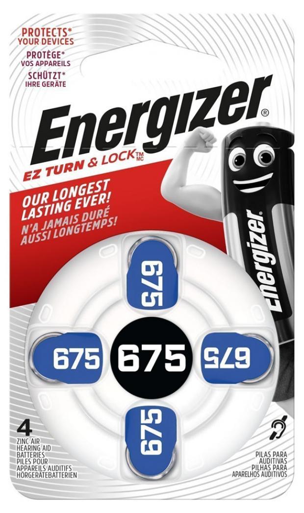 Батарейка Energizer Zinc Air ZA675 4 шт 333₽