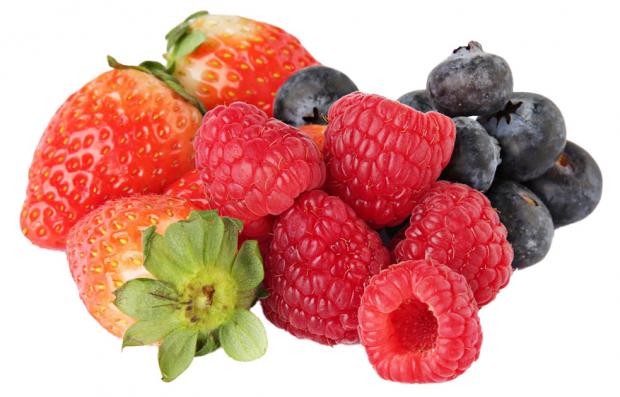 Ягодный микс голубика клубника малина мини 150 г 280₽