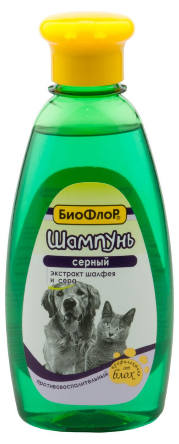 Шампунь для собак и кошек БиоФлор Серны от блох и клещей 245 мл 69₽