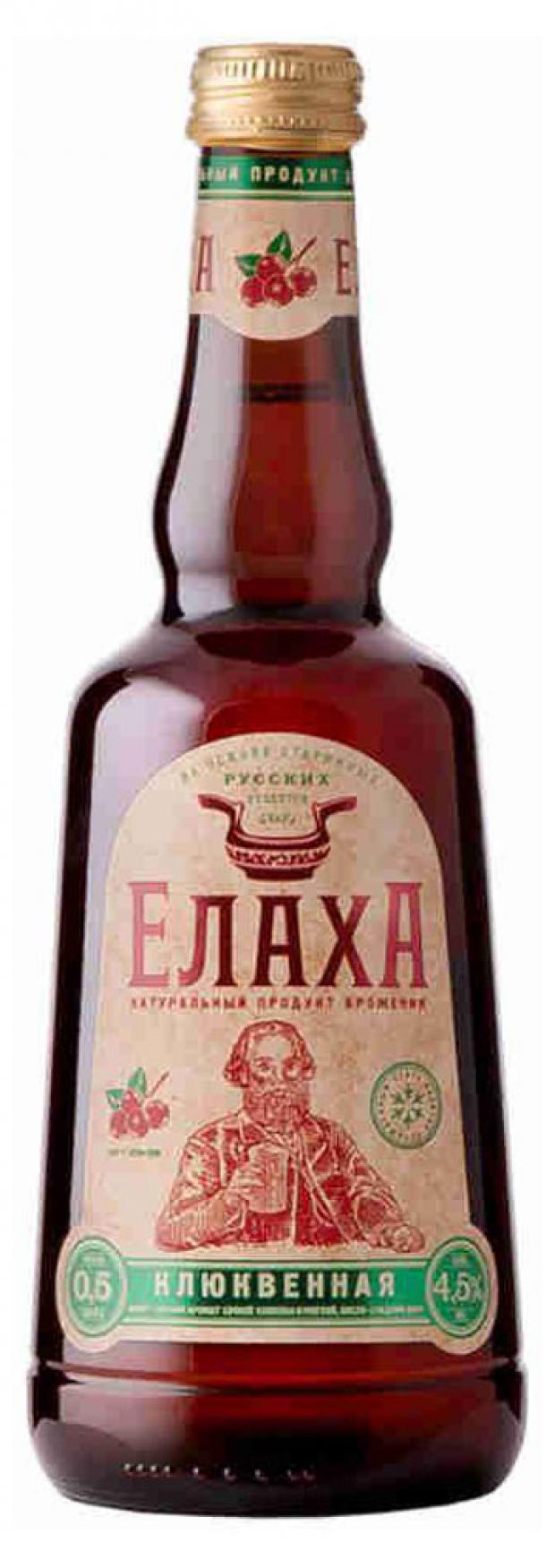 

Медовуха «Елаха» клюквенная 4,5%, 500 мл