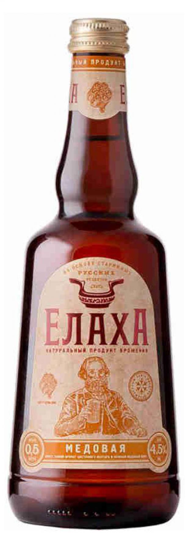 

Медовуха «Елаха» медовая 4,5%, 500 мл
