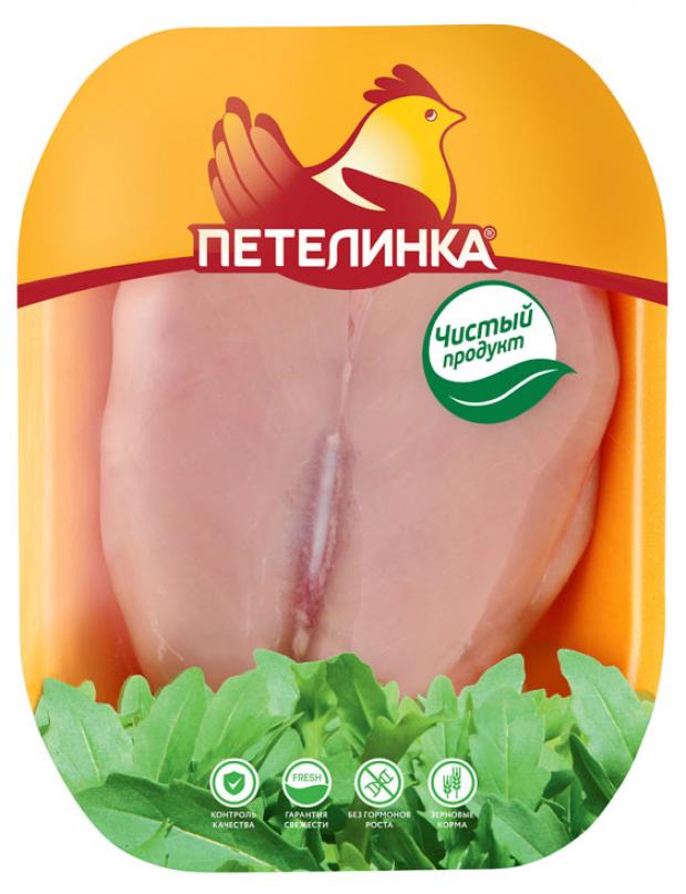 Грудка цыпленка-бройлера Петелинка без кожи охлажденная 08 - 11 кг 1 упаковка 09 кг 306₽