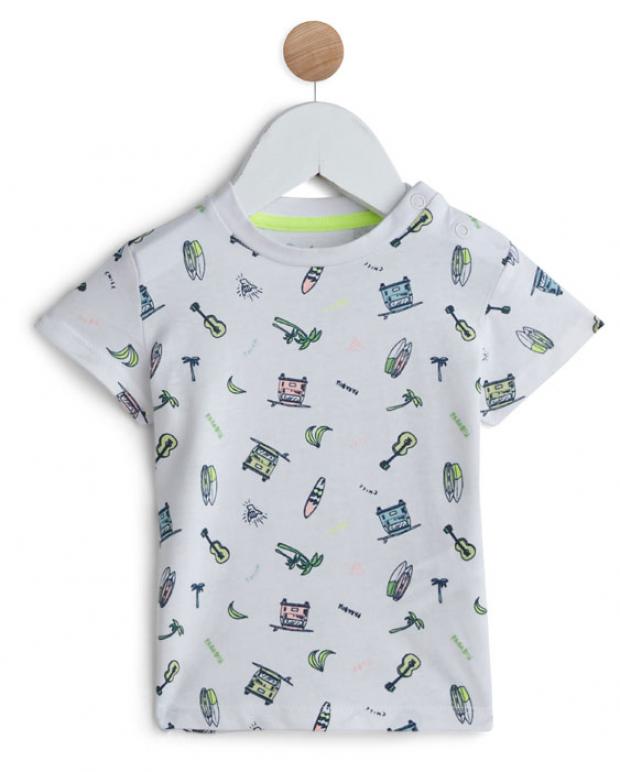 Футболка для мальчика InExtenso BOY0147-BLANC 250₽