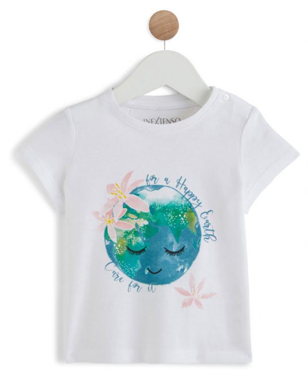 

Футболка для девочки InExtenso GIR0104-BLANC02