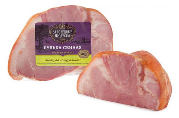 

Рулька свиная варено-копченая «Заповедные продукты» без кости, вес