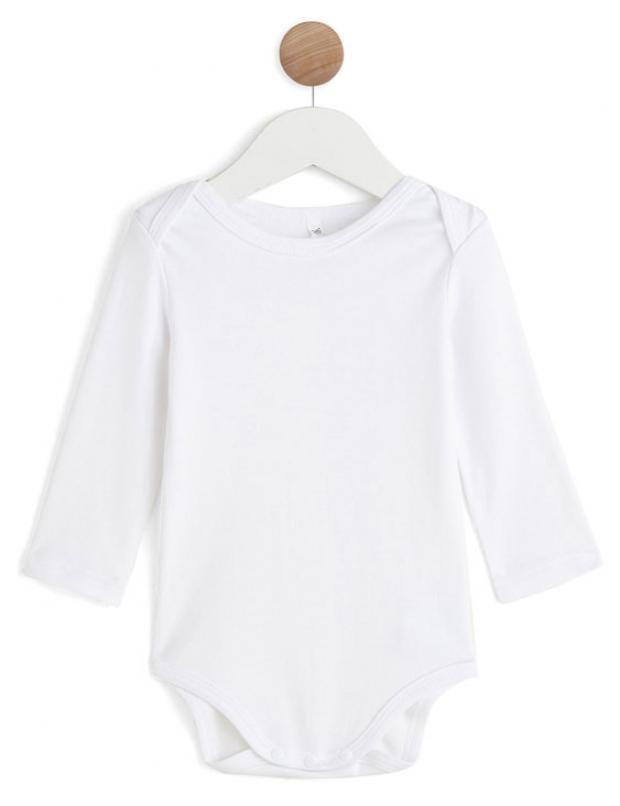 Боди с длинным рукавом InExtenso UDW0027 белое