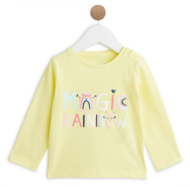 Футболка для девочки с длинным рукавом InExtenso GIR0003 280₽