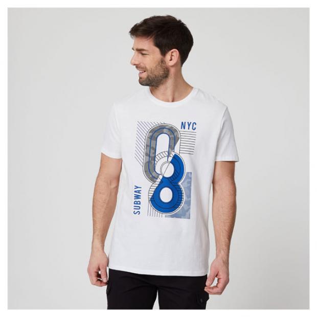 

Футболка мужская InExtenso MTP_TSH0039_BLANC