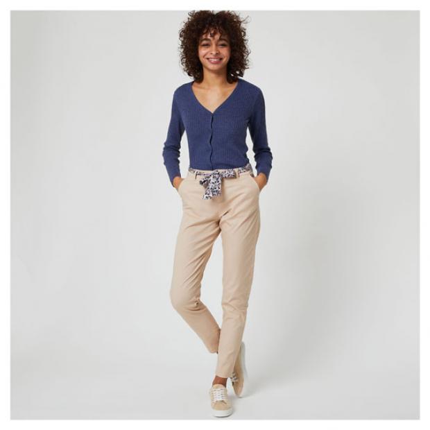 

Брюки женские InExtenso WWO_TRO0033 BEIGE
