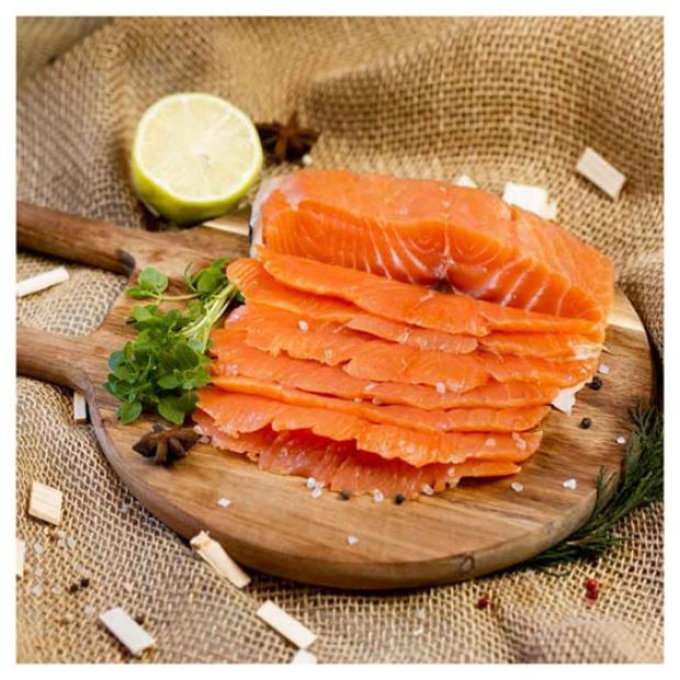 

Семга холодного копчения Gustafsen ломтики, вес