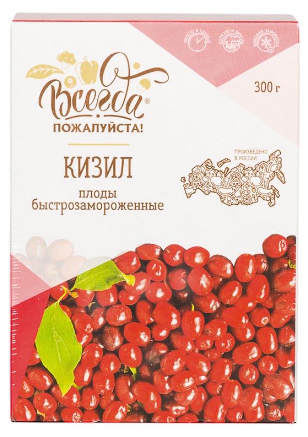 Кизил Всегда пожалуйста быстрозамороженный 300 г 190₽