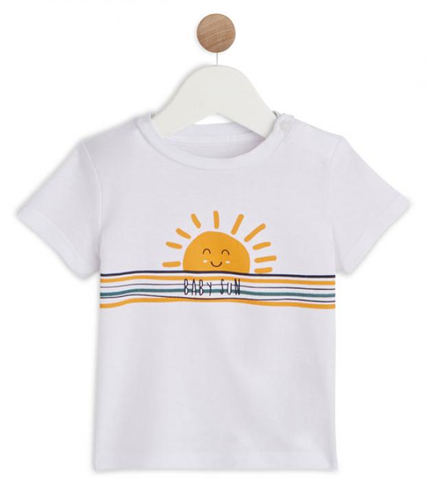 Футболка для мальчика InExtenso BOY0081 BLANC01 200₽