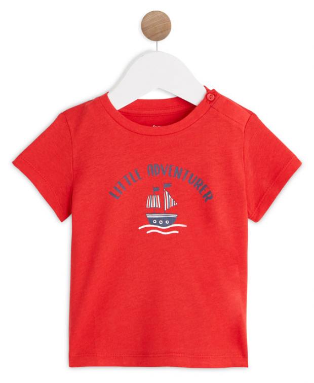 Футболка для мальчика InExtenso BOY0081 ROUGE 200₽