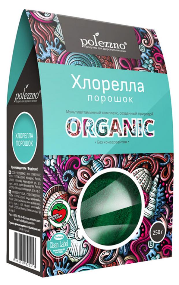 Порошок Polezzno Хлорелла органик, 100 г