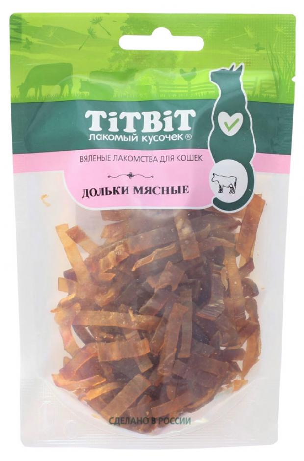 

Лакомство для кошек TiTBiT дольки мясные, 40 г