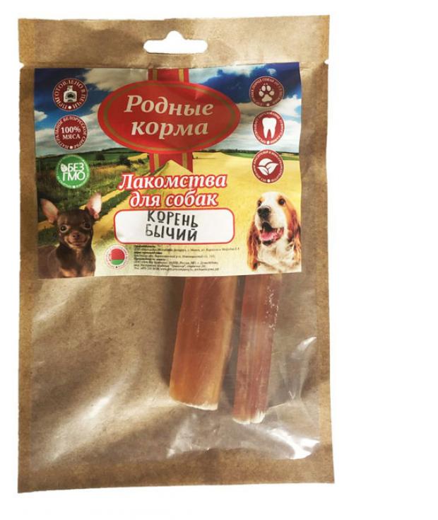 Лакомство для собак мелких пород Родные корма корень бычий особый сушеный 2 шт 236₽