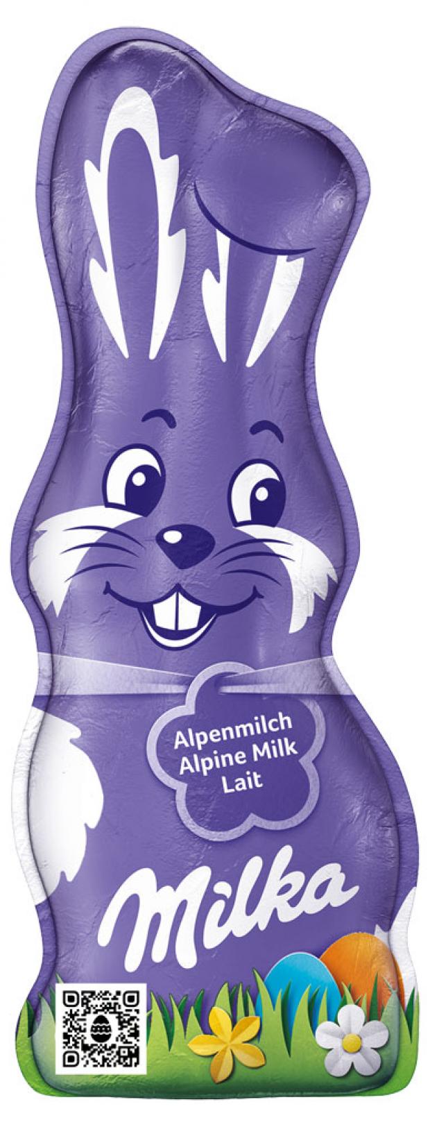 

Шоколад Milka фигурный молочный в форме зайца, 45 г