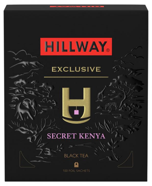 Чай черный HILLWAY Secret Kenya байховый кенийский в сашетах 100х2 г