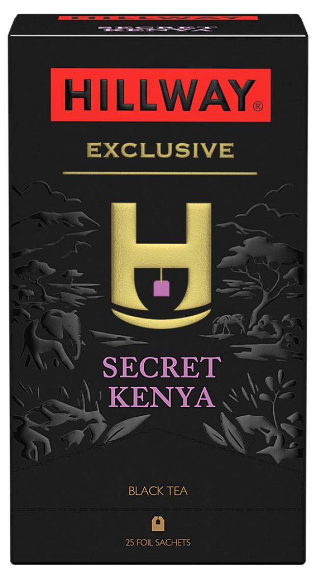 Чай черный HILLWAY Secret Kenya байховый кенийский в сашетах 25х2 г