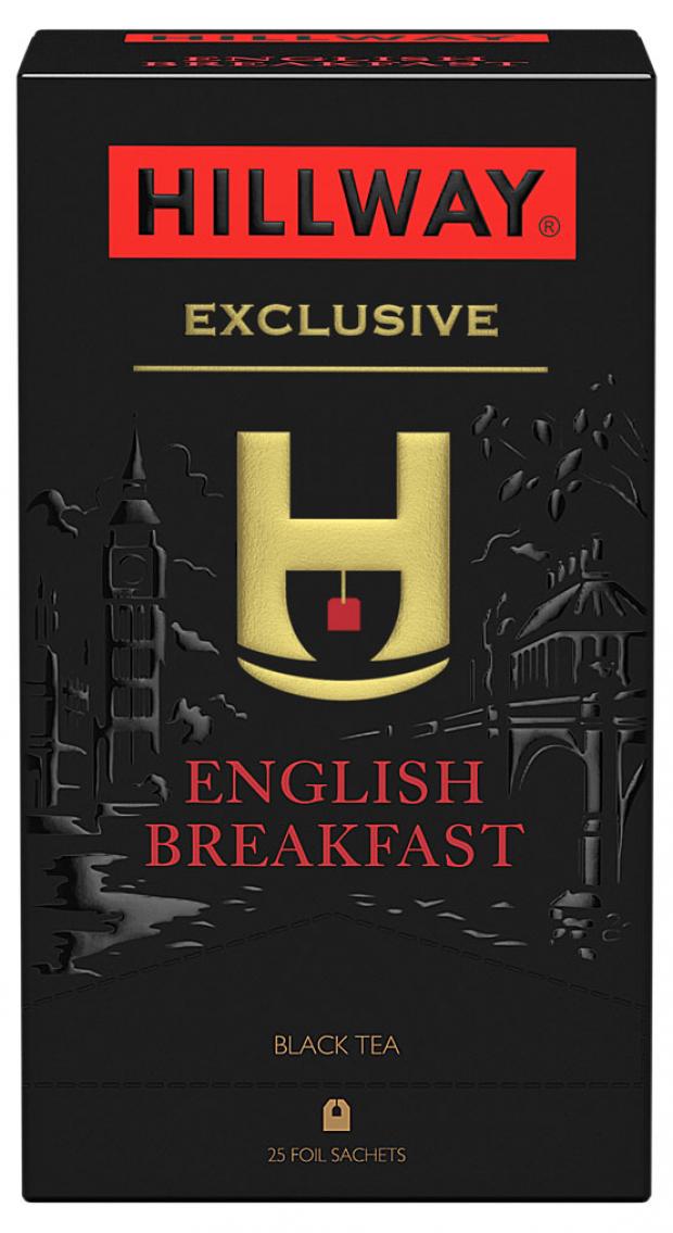 Чай черный HILLWAY English Breakfast байховый кенийский в сашетах 25х2 г