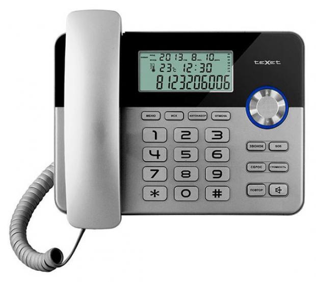 

Телефон TeXet TX-259 серебряный