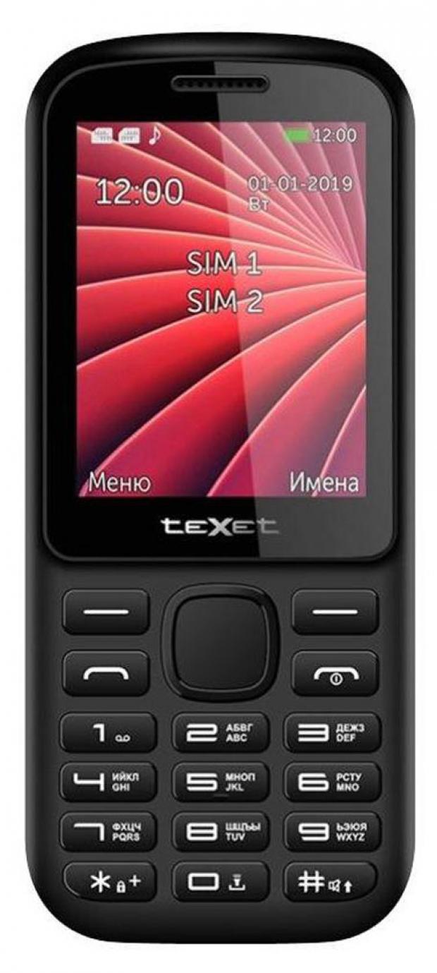 

Мобильный телефон TeXet TM-218 черно-красный