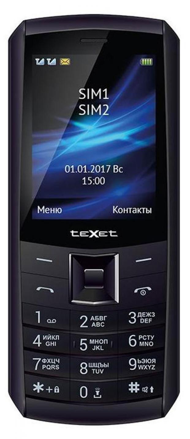 фото Мобильный телефон texet tm-d328 черный