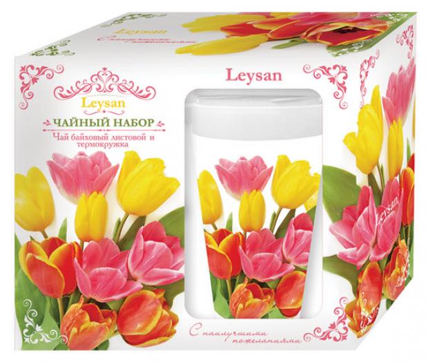 

Набор чайный Leysan чай черный и термокружка, 30 г