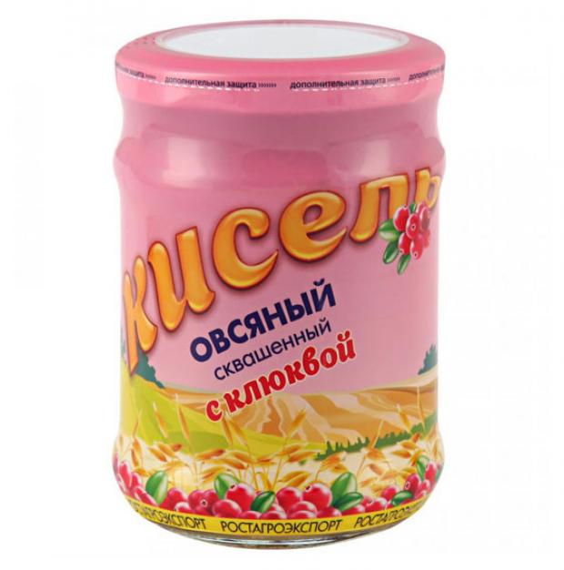 Кисель овсяный РостАгроЭкспорт сквашенный с клюквой 230 мл 63₽