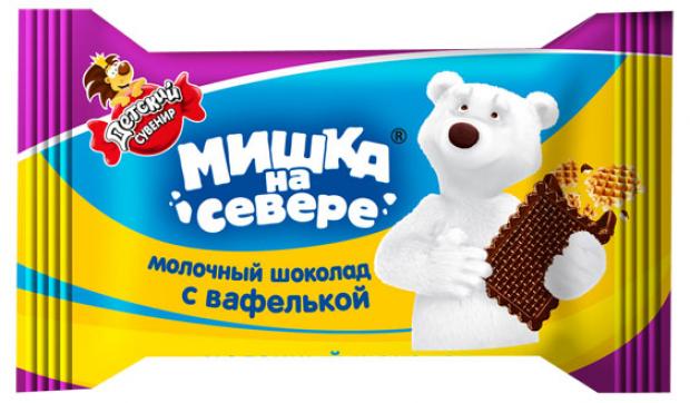

Конфеты вафельные «Детский Сувенир» Мишка на Севере, вес