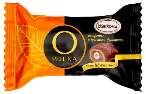 

Конфеты «АККОНД» Орешка с цельным фундуком со вкусом шоколада, вес