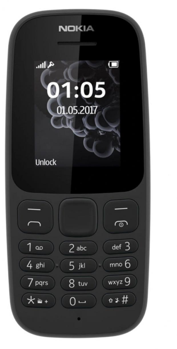 Телефон мобильный Nokia 105 DS черный