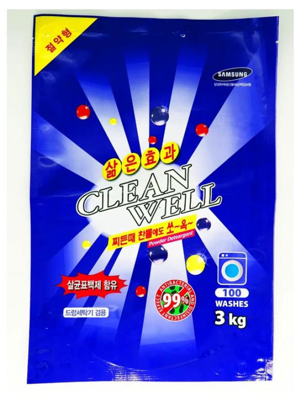 

Стиральный порошок Clean Well Универсальный концентрированный, 3 кг