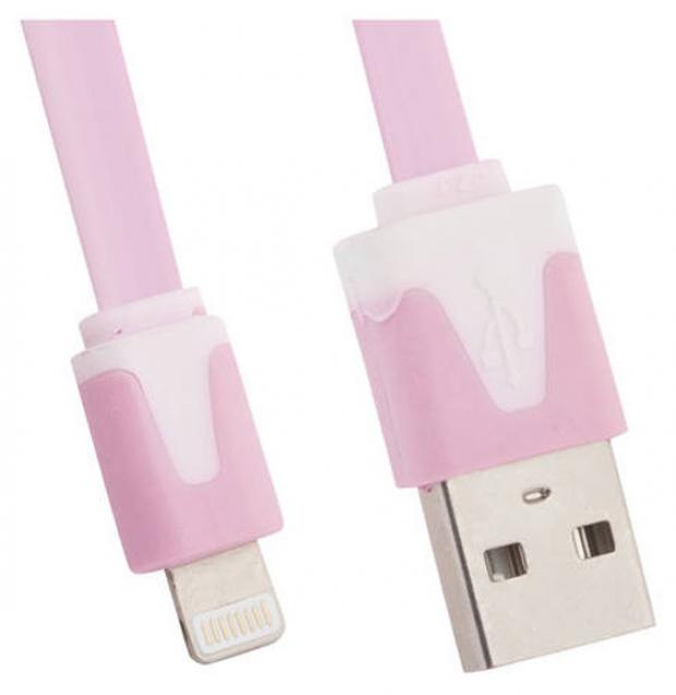 

USB кабель Liberty Project для Apple 8 pin розовый