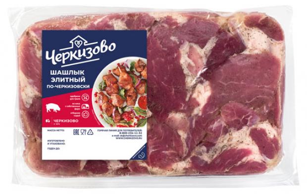 Шашлык свиной Черкизово Элитный охлажденный 18-22 кг 1 упаковка 2 кг 309₽