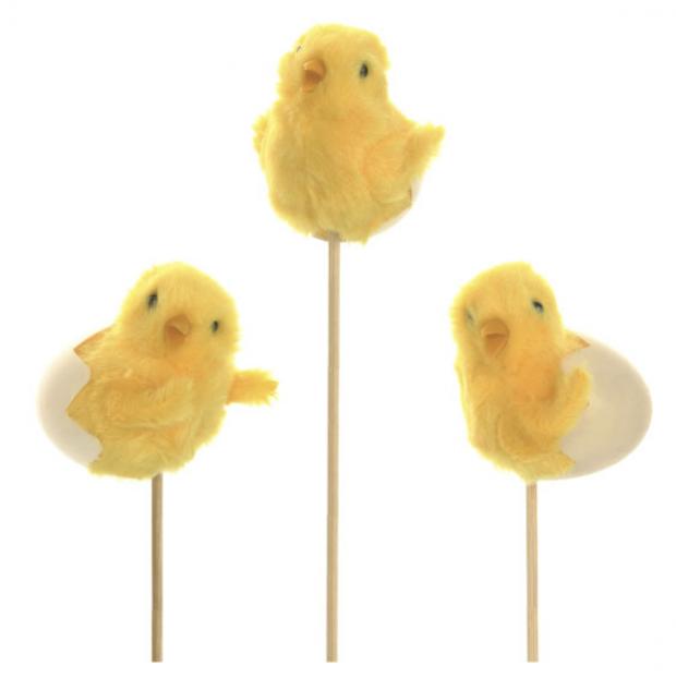 

Штекер пасхальный Цыпленок, 7х6х26 см