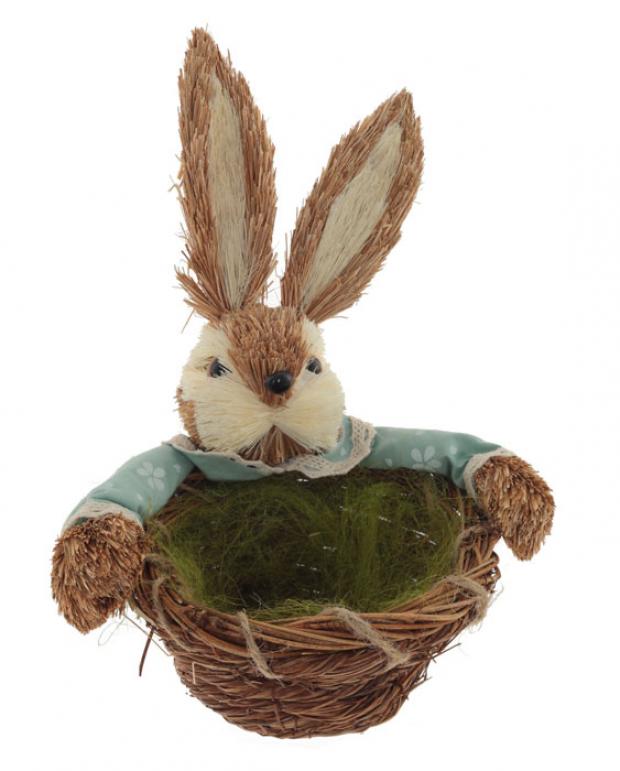 

Корзина пасхальная Заяц, 18х18х23 см