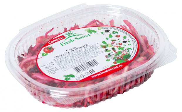 

Салат FreshSecret Капуста со свеклой, 140 г