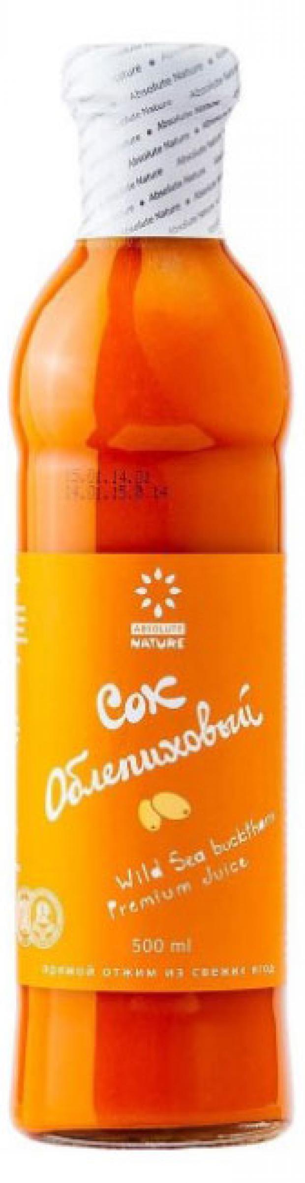 

Сок Absolute Nature облепиховый прямого отжима, 500 мл