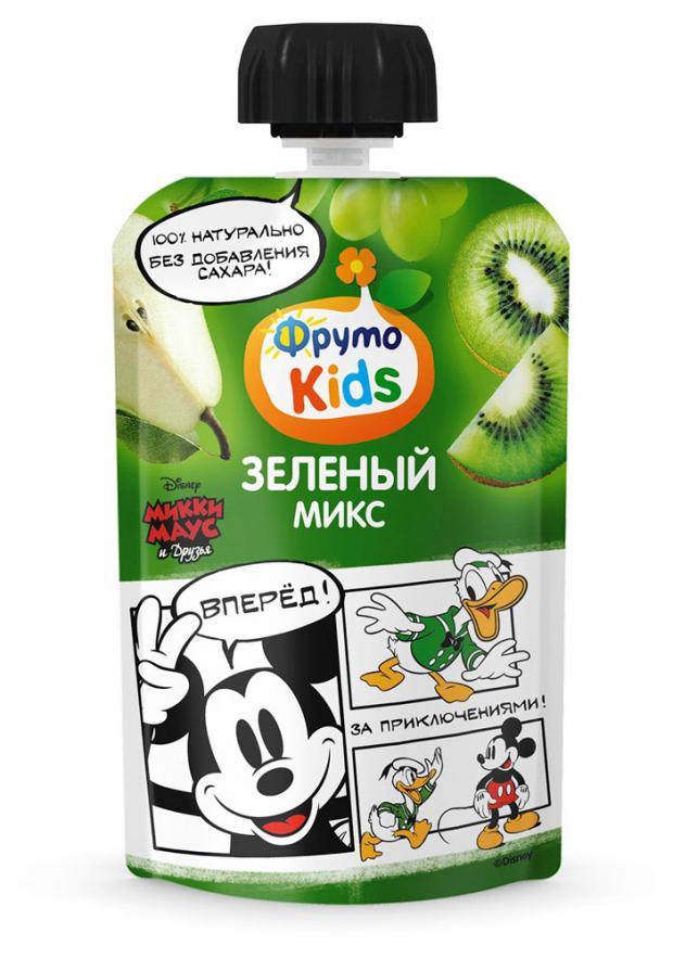 

Пюре «ФрутоНяня» ФрутоKids зеленый микс, 90 г