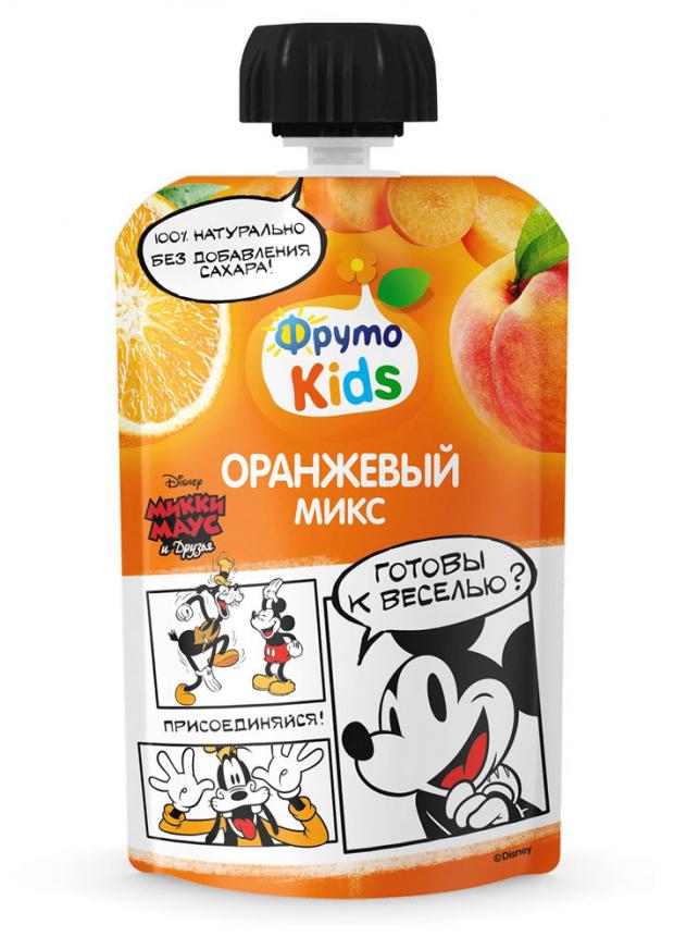 

Пюре «ФрутоНяня» ФрутоKids оранжевый микс, 90 г