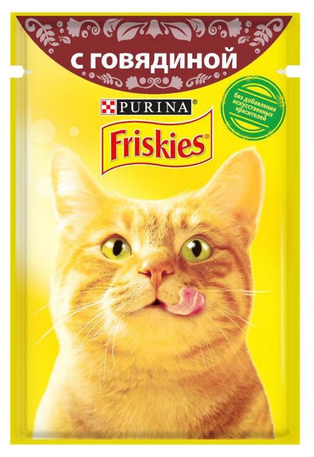 

Корм для кошек Friskies с говядиной в подливе, 85 г
