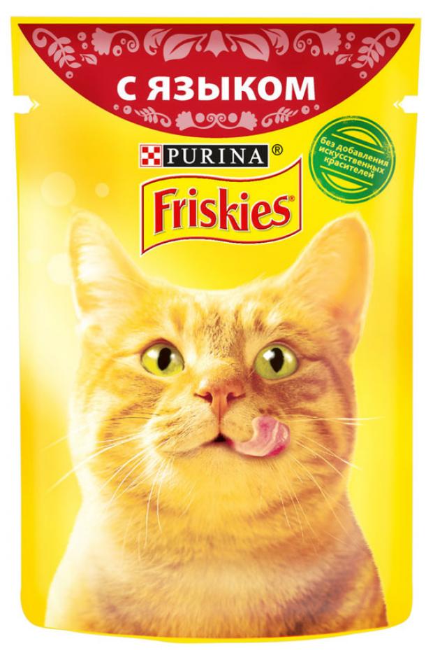 

Корм для кошек Friskies с языком в подливе, 85 г