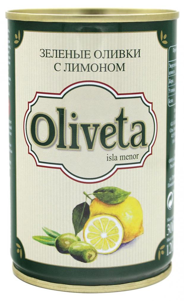 

Оливки Oliveta зеленые с лимоном, 300 г