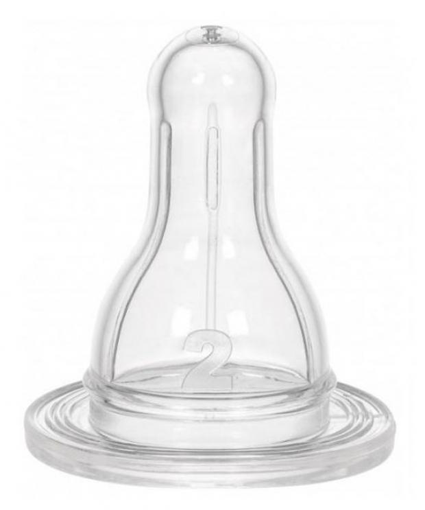 Соска Wee Baby силиконовая с узким горлышком от 6 до 18 мес 2 1 шт 120₽
