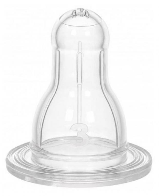 Соска Wee Baby силиконовая с узким горлышком от 18 мес 3 1 шт 120₽