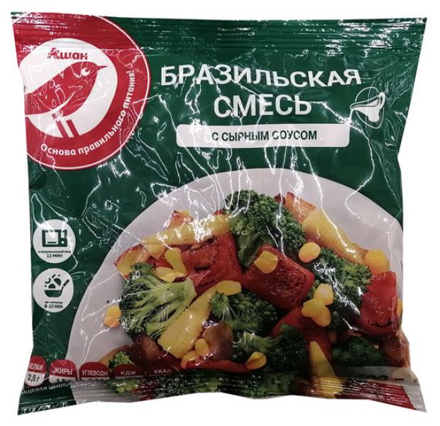 Смесь АШАН Бразильская с соусом замороженная 400 г 150₽