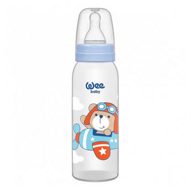 Бутылочка Wee Baby Classic для кормления с силиконовой соской размер 1 250 мл 329₽