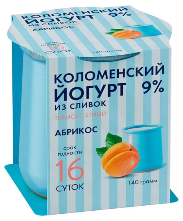 

Йогурт «Коломенское молоко» термостатный абрикос 9%, 140 г